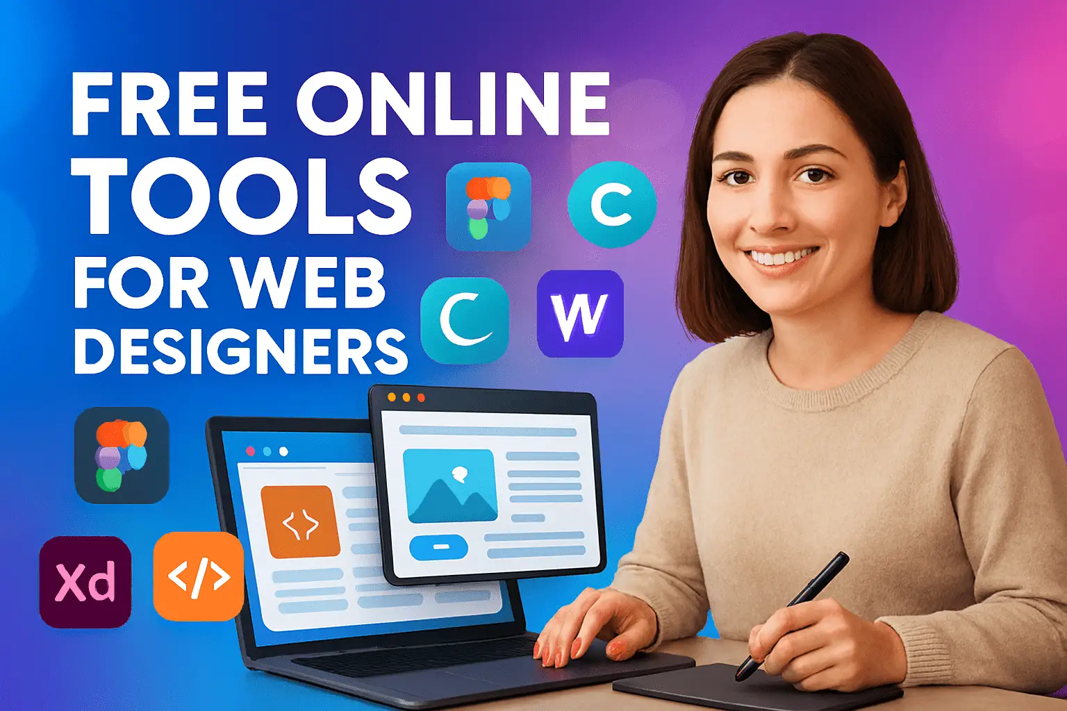 Google Web Designer interface showing ad design